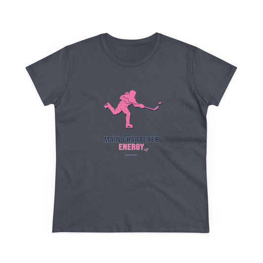 Main Character Energy - Hockey T shirt