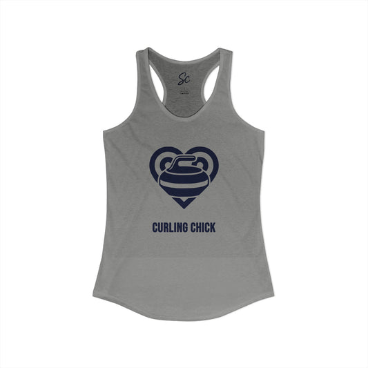 Love - Curling Racer Back Tank