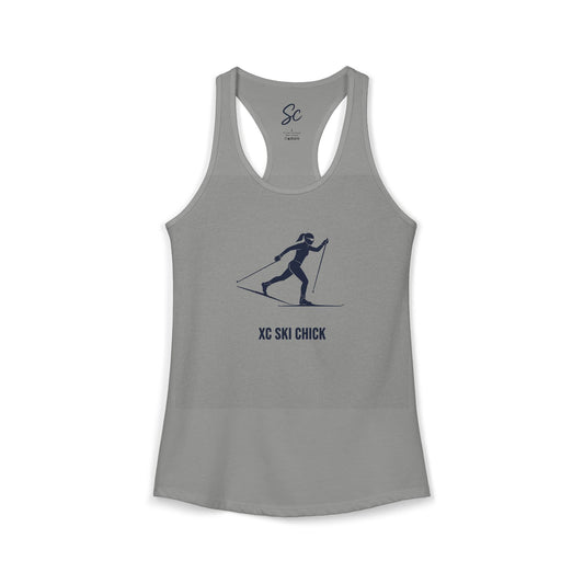 XC Ski Chick - XC Ski Racer Back Tank