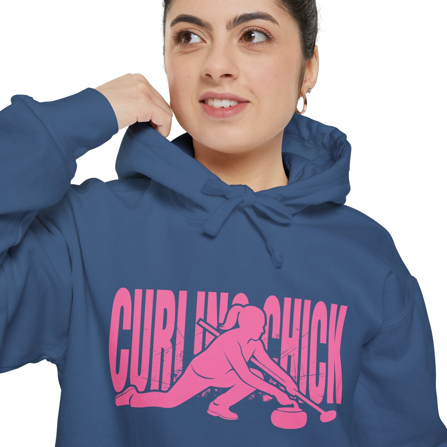 CURLING CHICK - Curling Hoodie