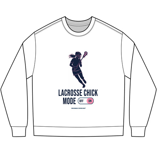 Lacrosse Chick Mode - long sleeve