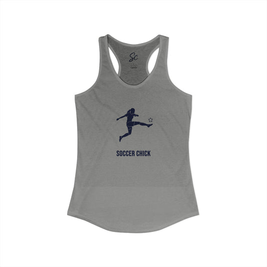 Soccer Chick - Soccer Racer Back Tank