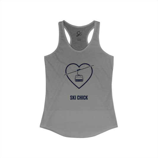 Love - Ski Racer Back Tank