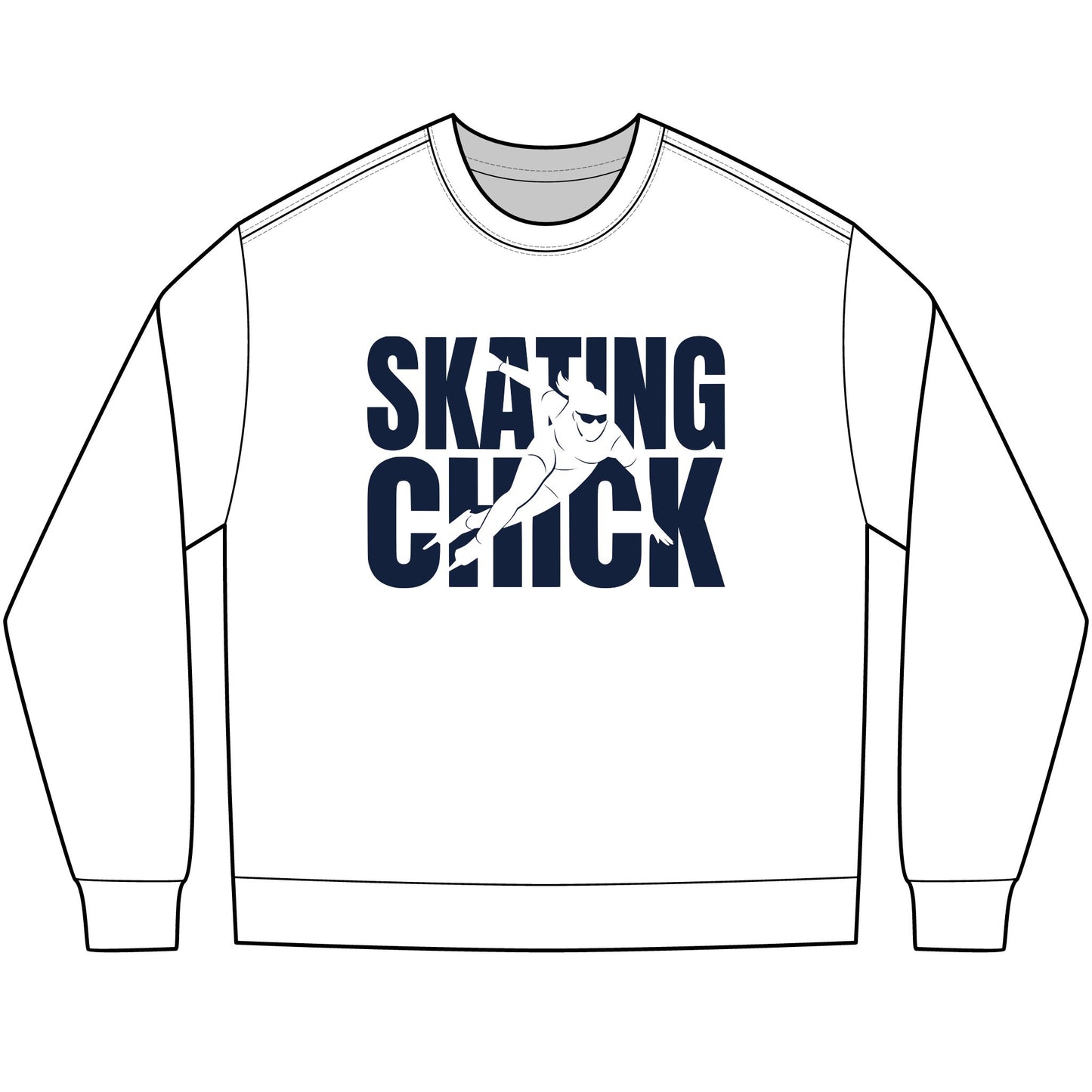SKATING CHICK - Speed Skater Long Sleeve