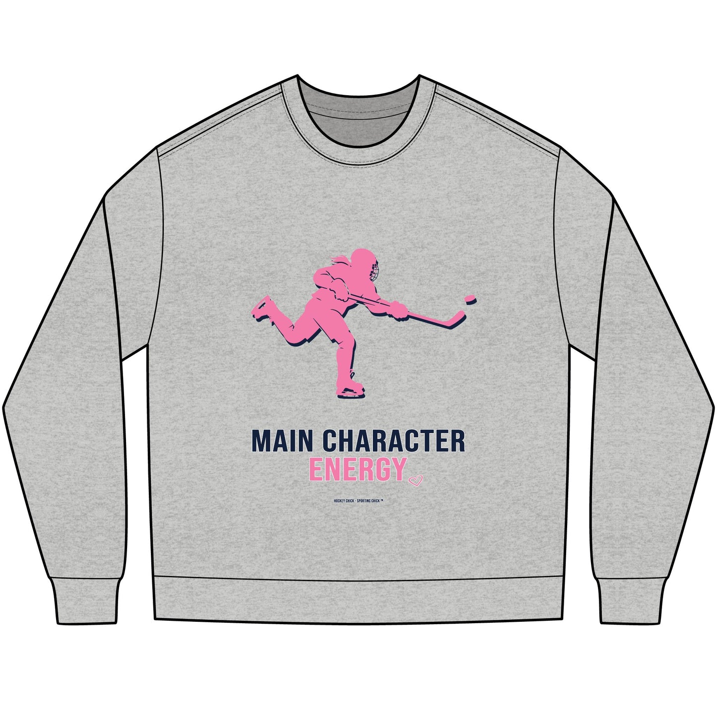 Main Character Energy - Hockey long sleeve