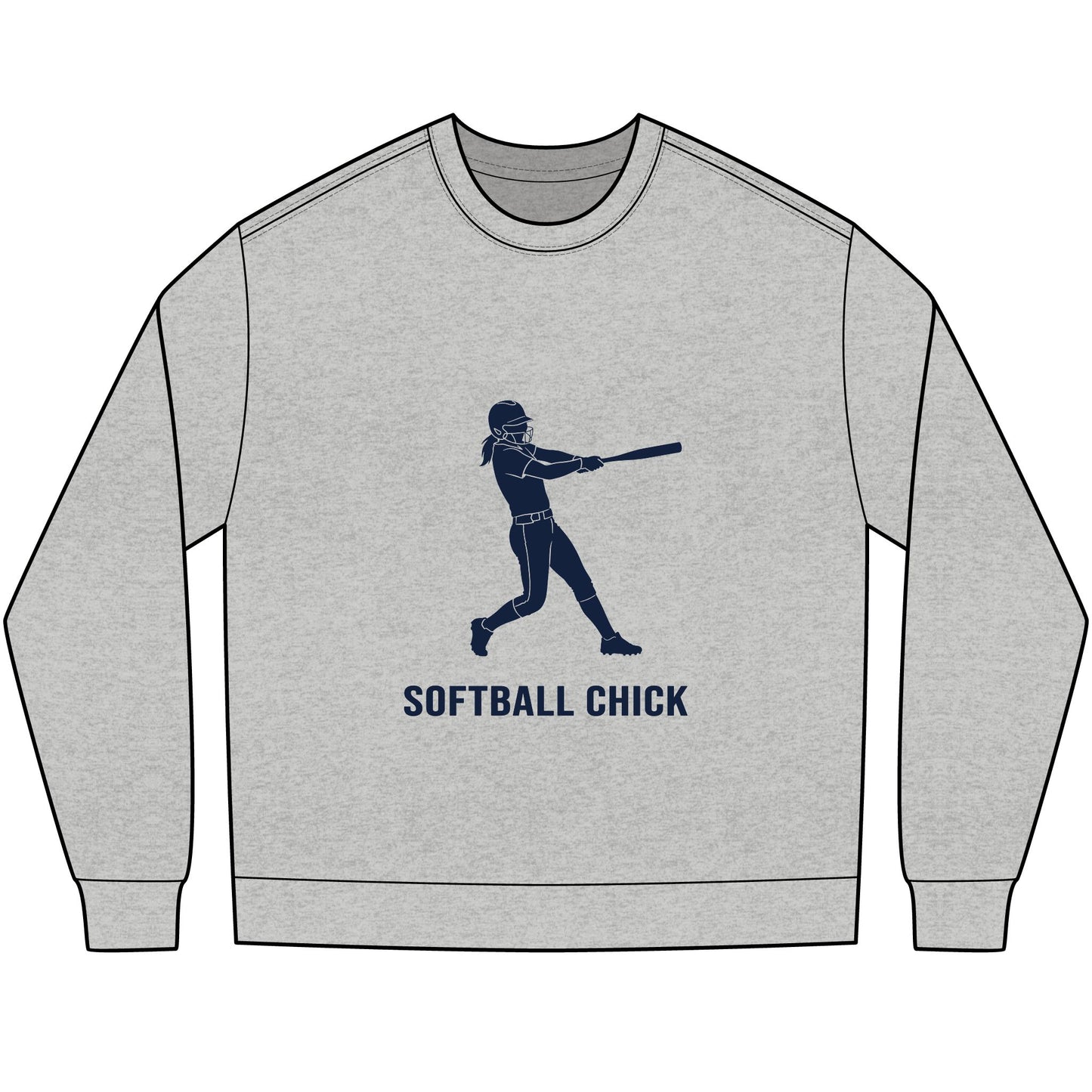 Softball Chick - long sleeve