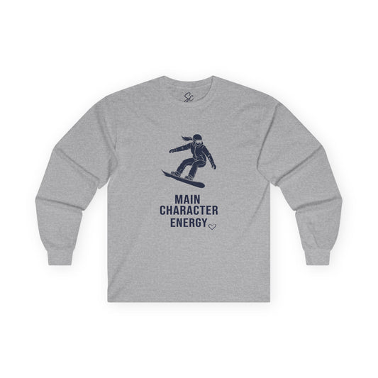 Main Character Energy - Snowboard Long Sleeve