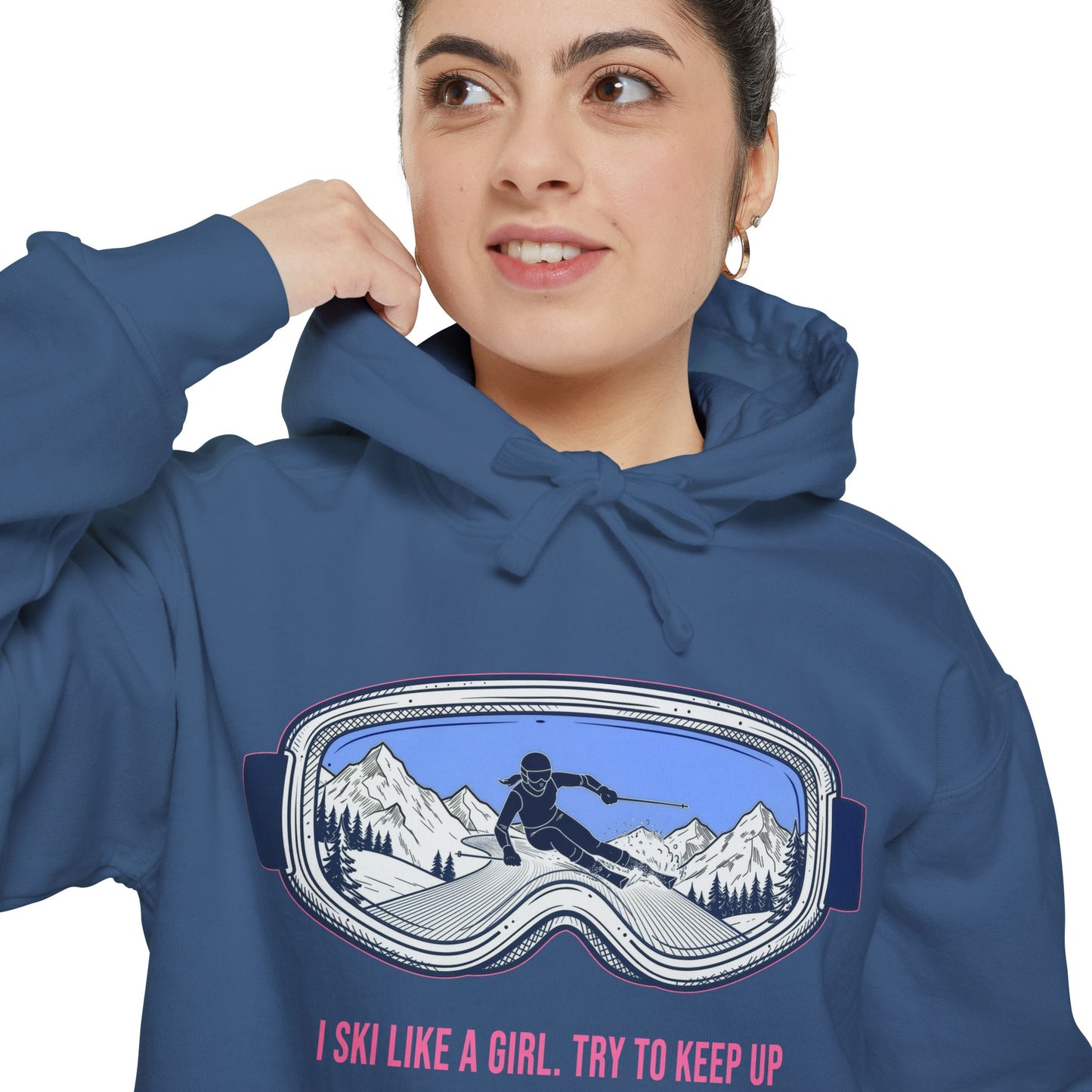 Ski Like a Girl Hoodie — Ski Hoodie