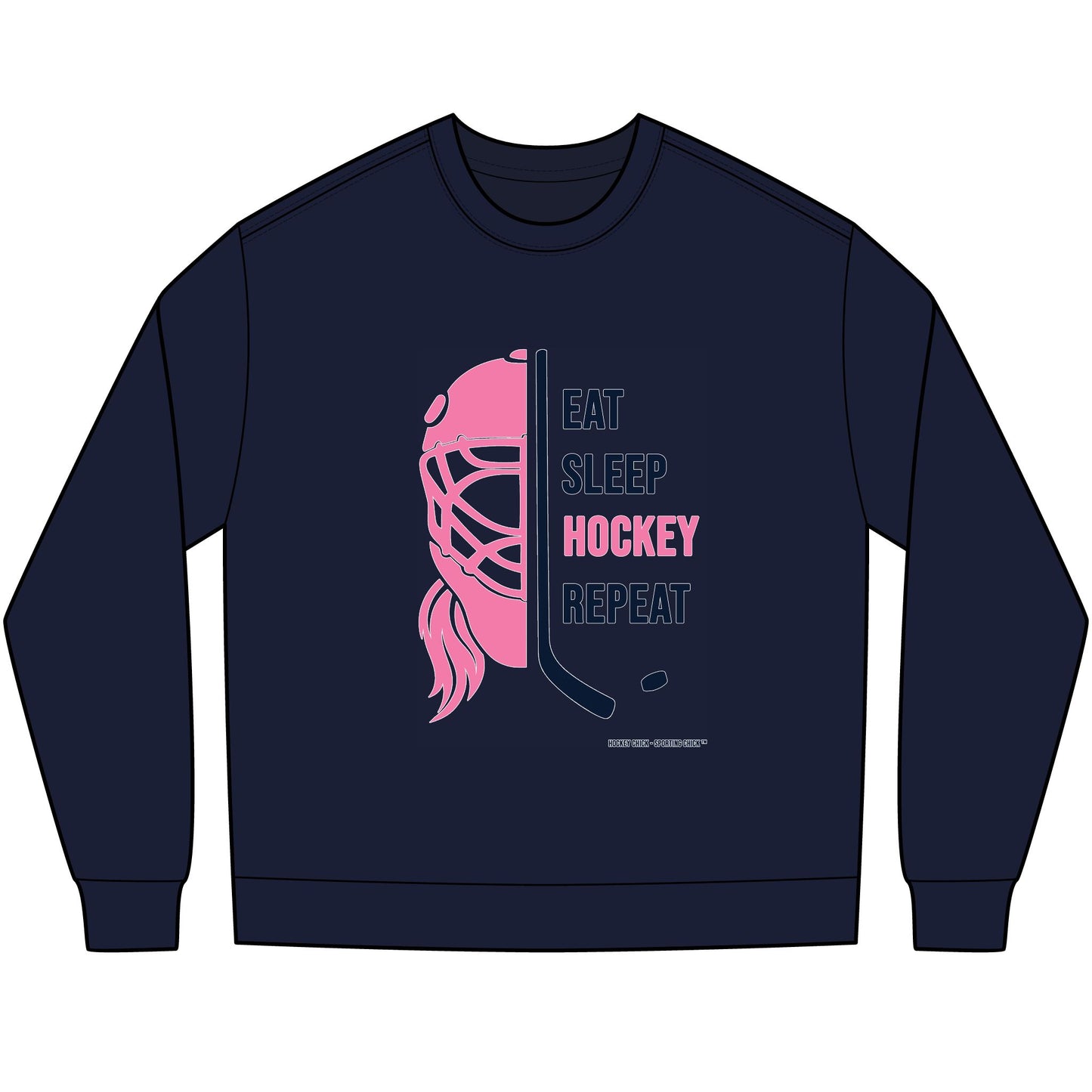 Eat Sleep Hockey Repeat - Hockey long sleeve