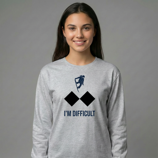 I'M DIFFICULT - Snowboard long sleeve