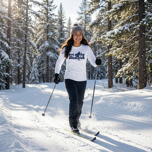 SKI CHICK - Cross Country Ski long sleeve