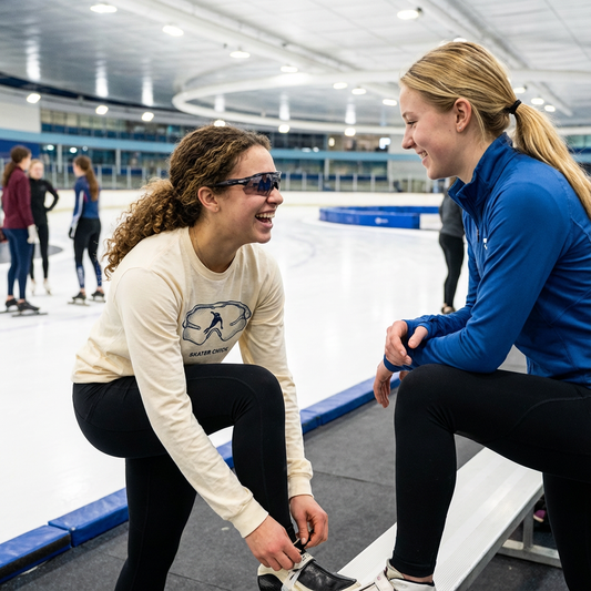 SOLO SKATING CHICK - Speed Skater Long Sleeve