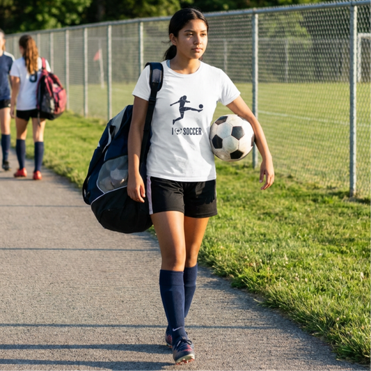 I heart soccer - T