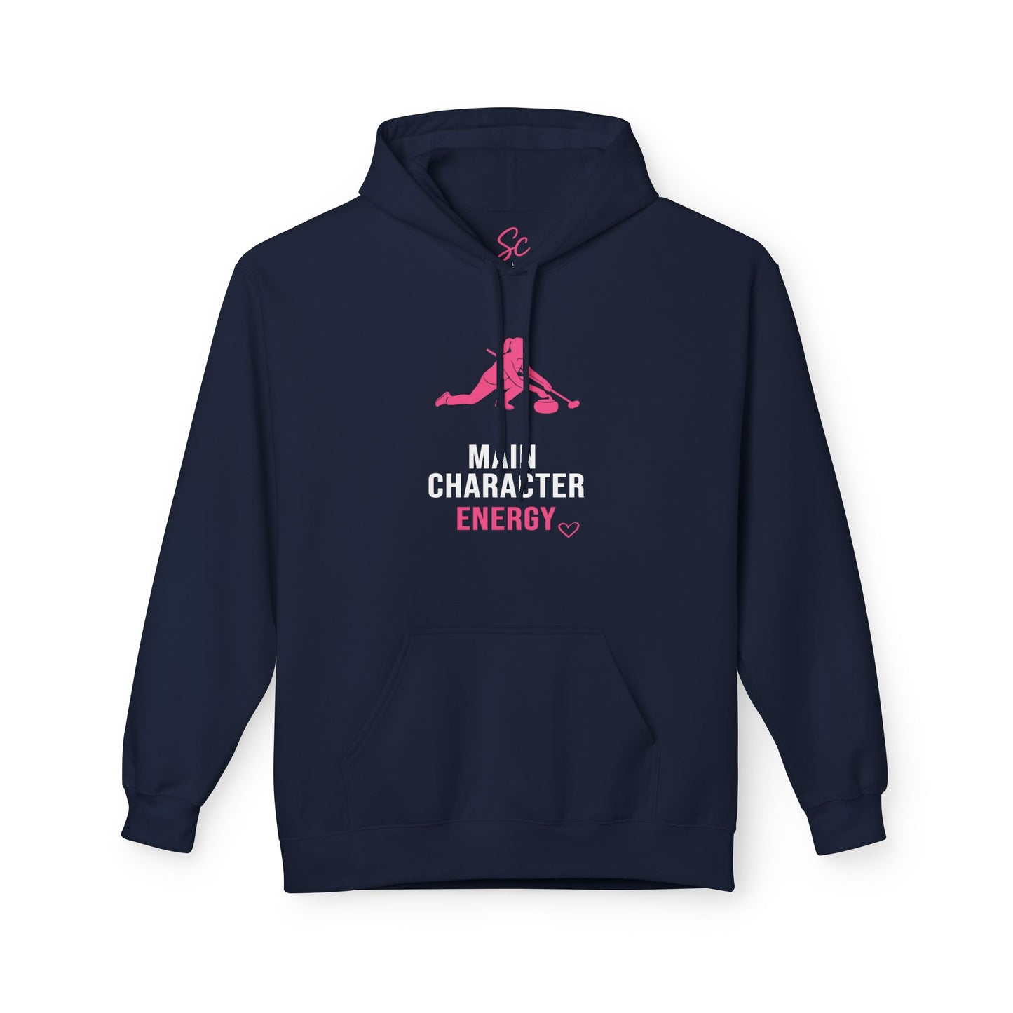 Main Character Energy - Curling Hoodie