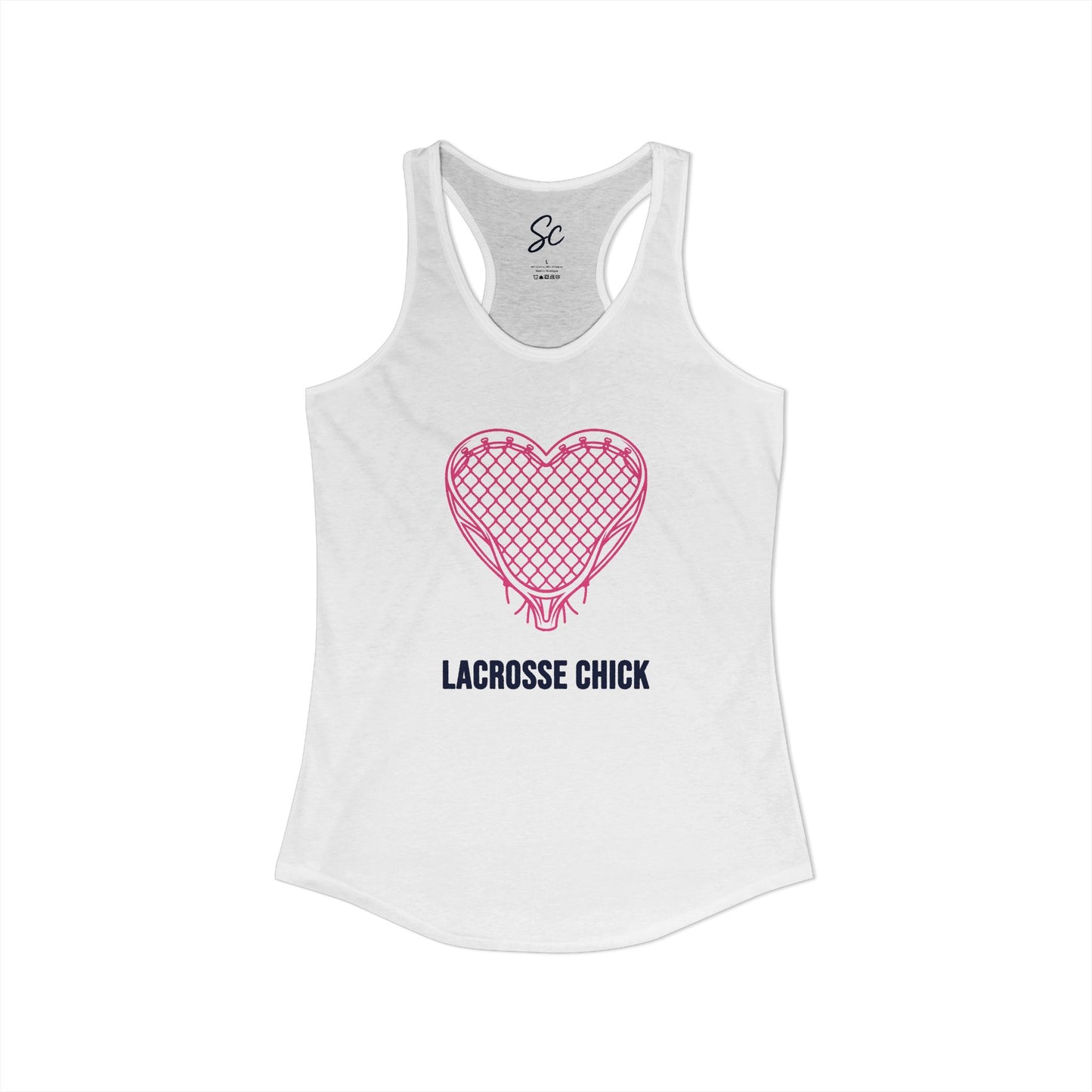Love - Lacrosse Racer Back Tank