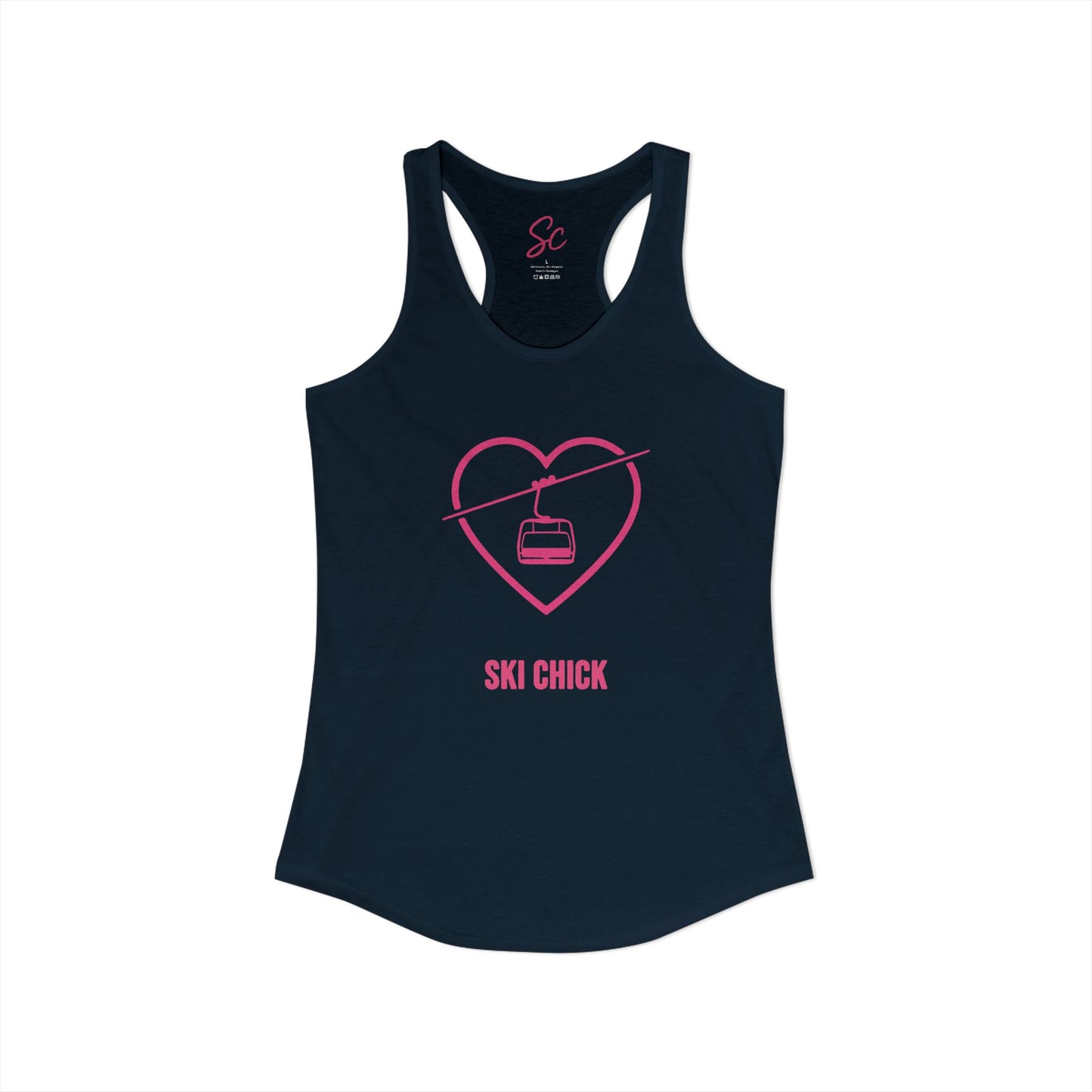 Love - Ski Racer Back Tank