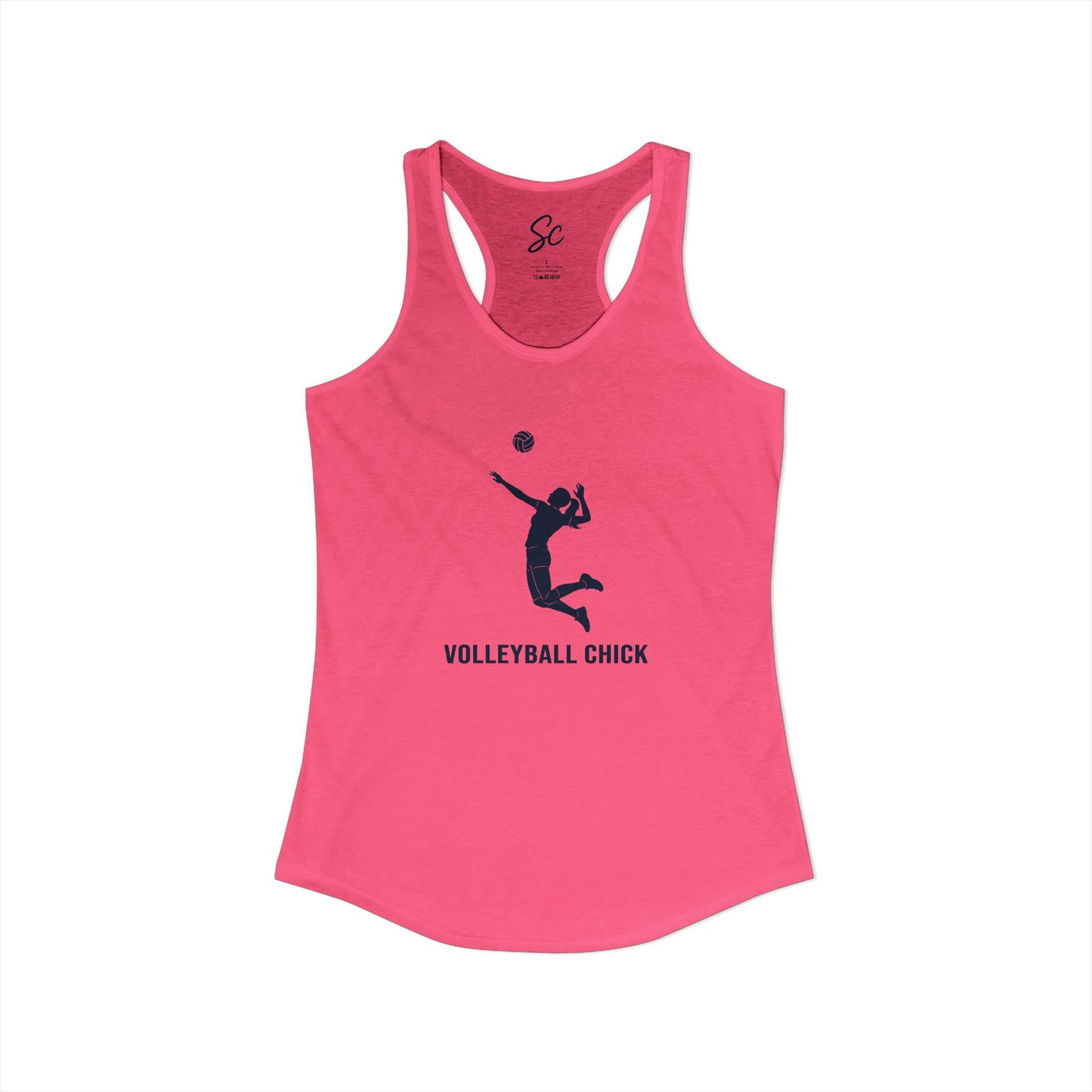 Volleyball Chick - Volleyball Racer Back Tank