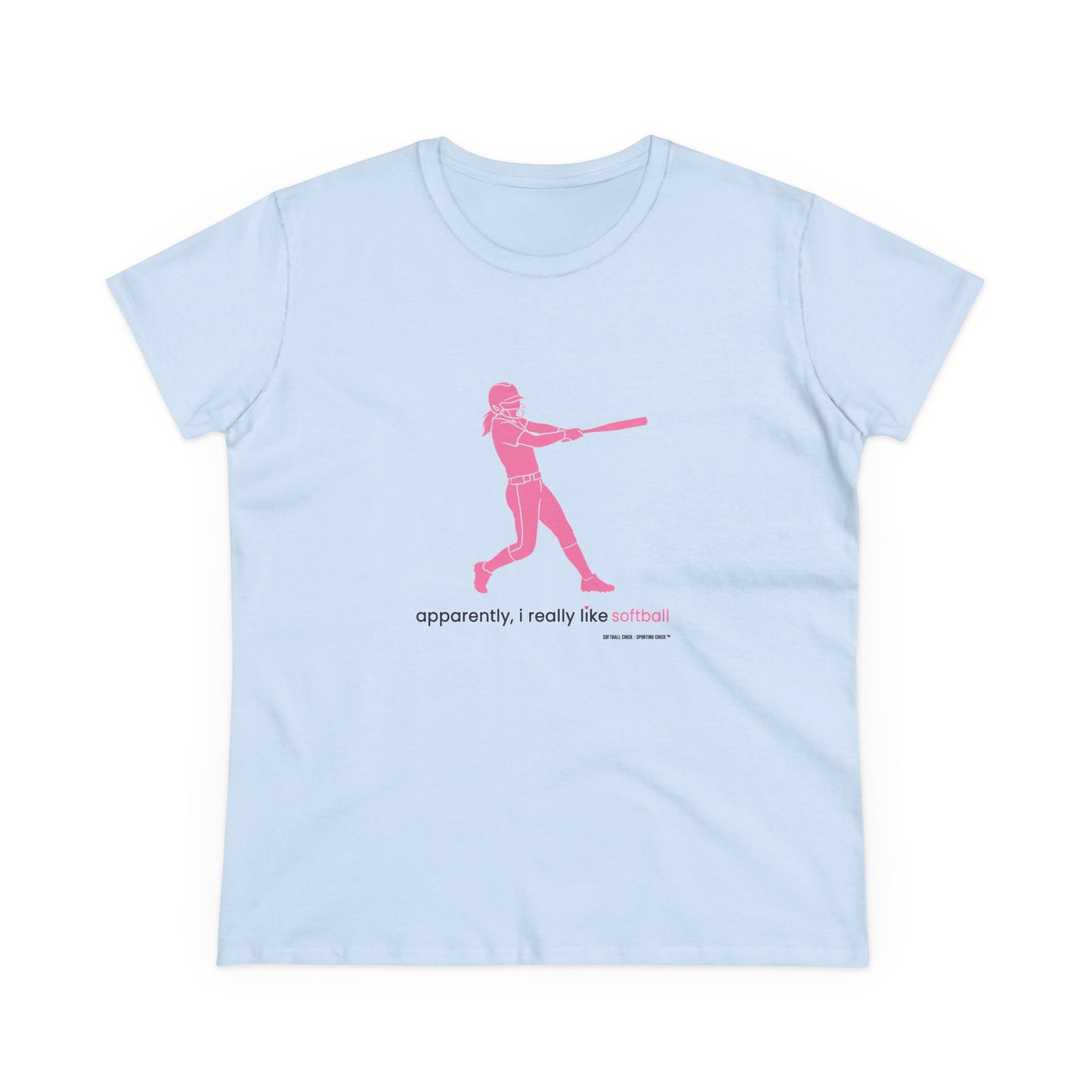 apparently, i really like softball (pink)