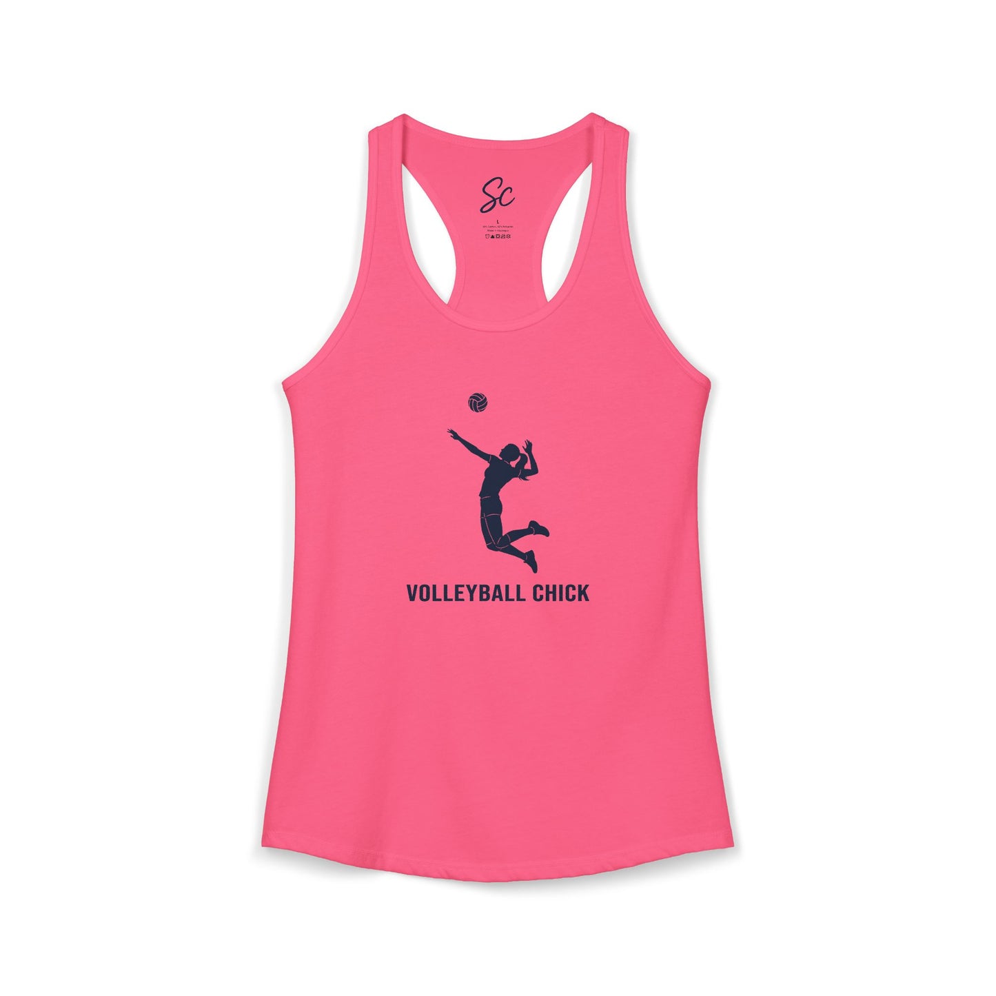 Volleyball Chick - Volleyball Racer Back Tank
