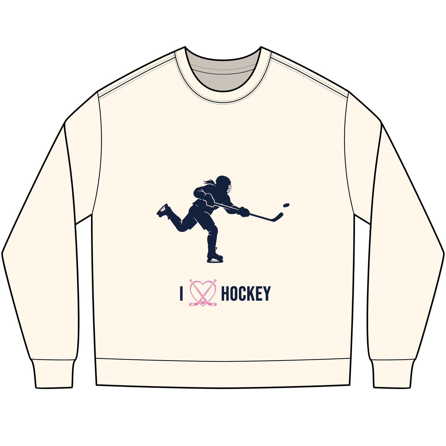 I heart Hockey - Long Sleeve Tee