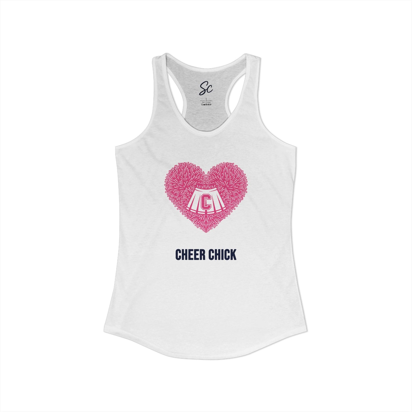 Love - Cheer Racer Back Tank