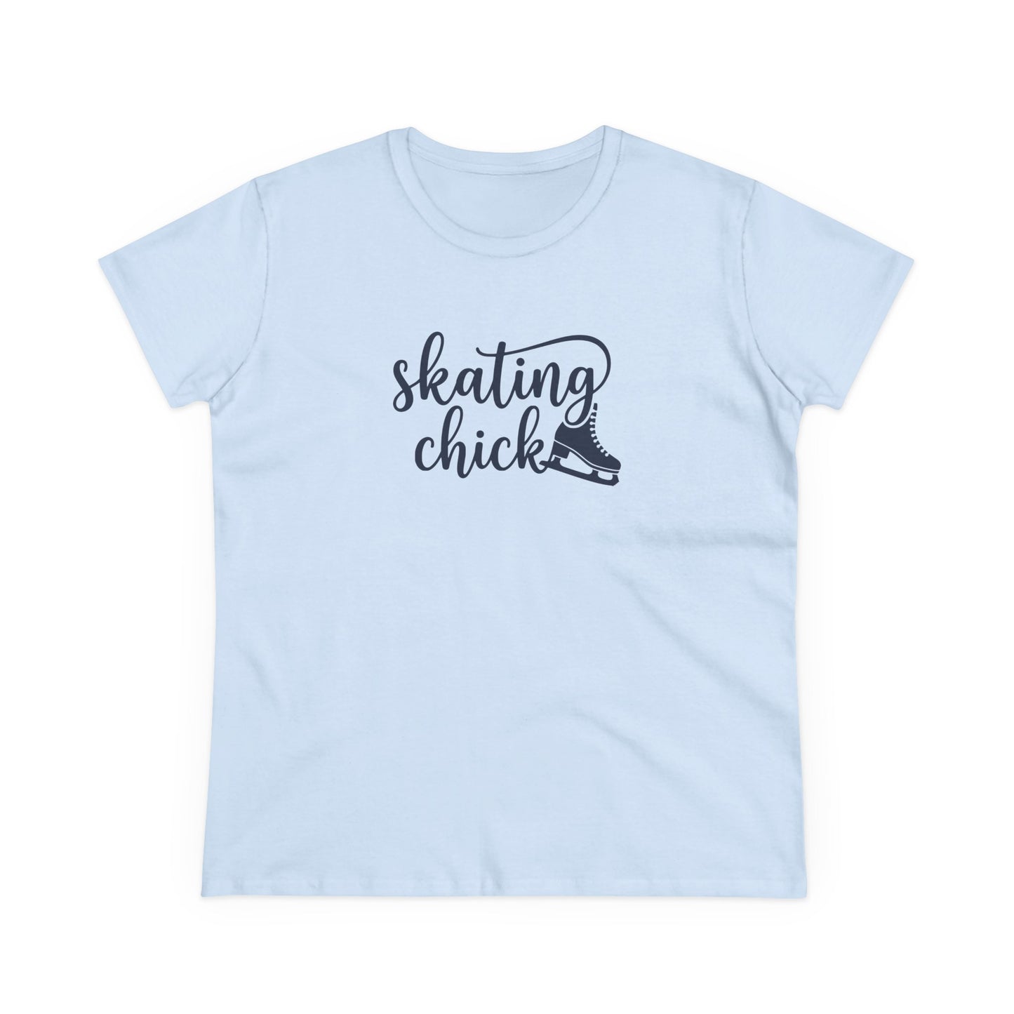 Skating Chick (script) - Skating T shirt