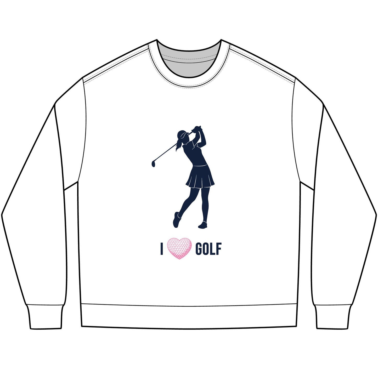 I heart Golf - Long Sleeve Tee