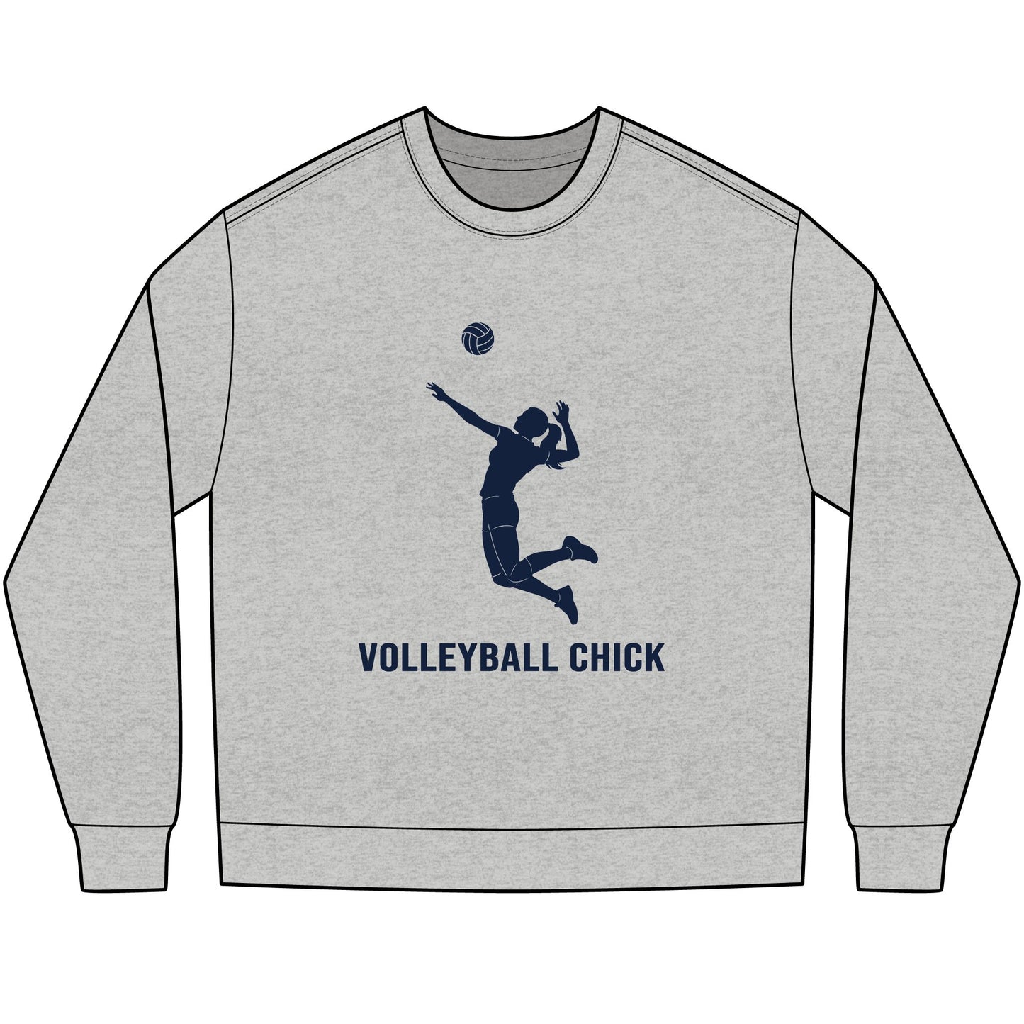 Volleyball Chick - long sleeve