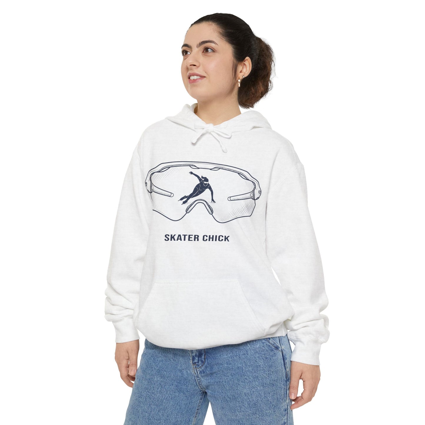 SOLO SKATING CHICK - Speed Skater Hoodie