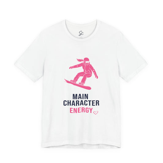 Main Character Energy - Snowboard T