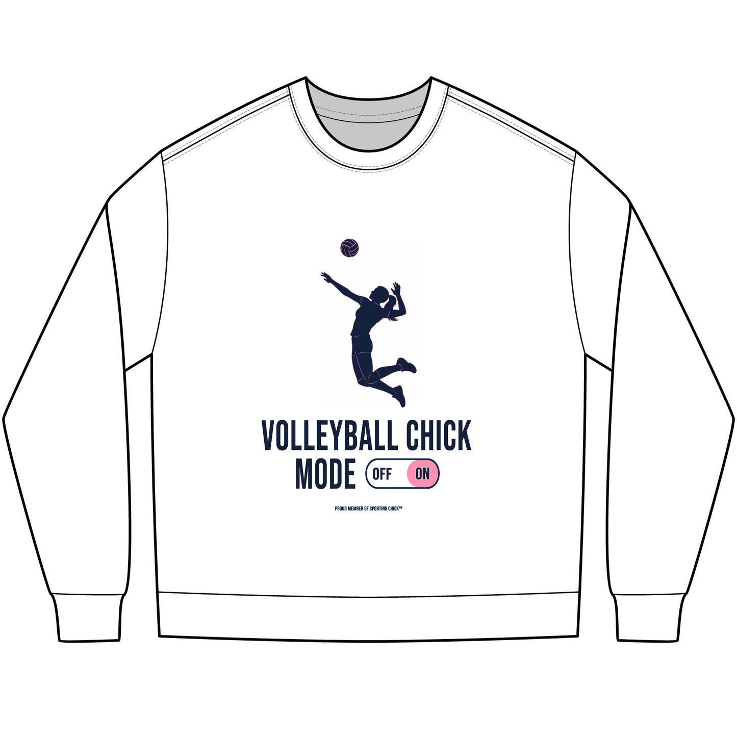 Volleyball Chick Mode - long sleeve