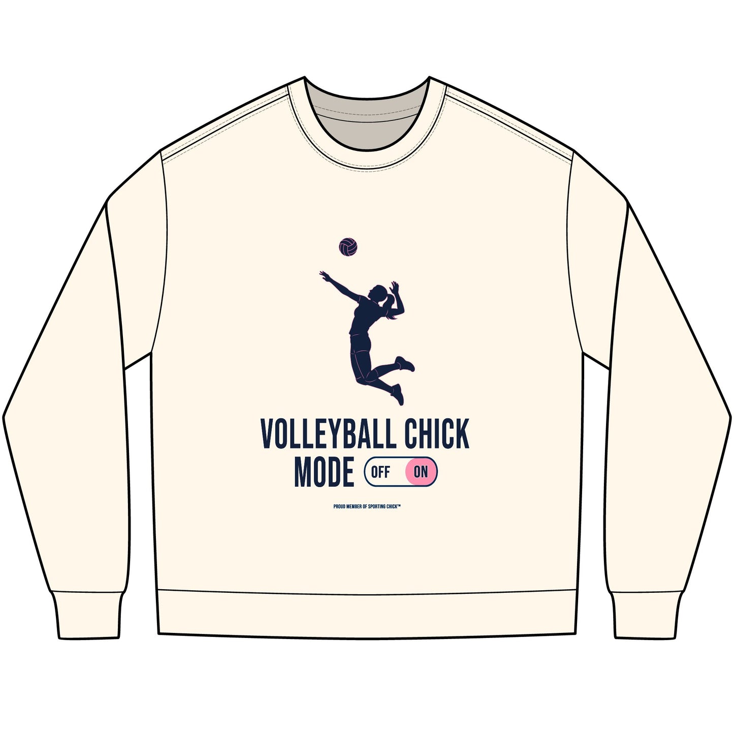 Volleyball Chick Mode - long sleeve