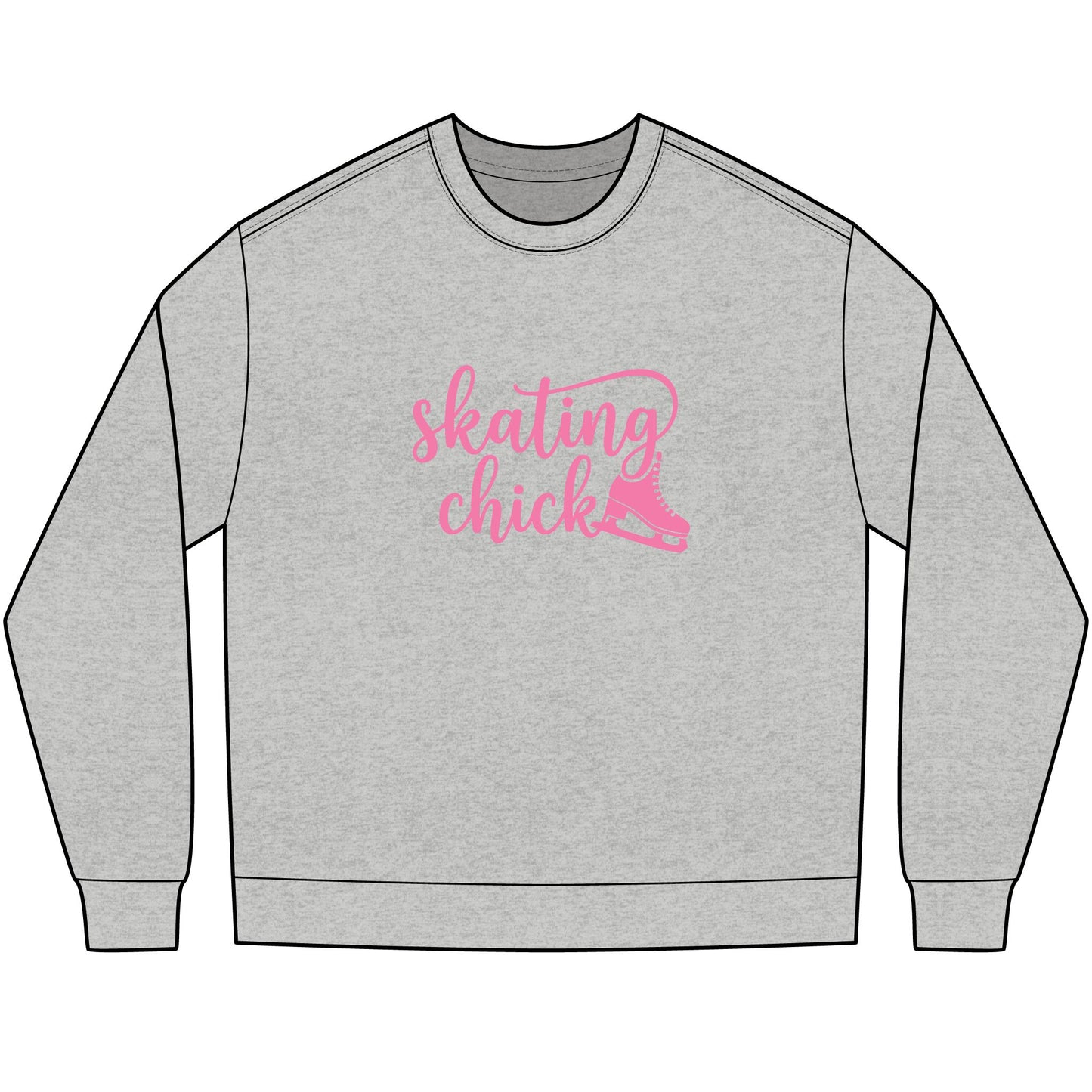 Skating Chick  (script) - Skating long sleeve