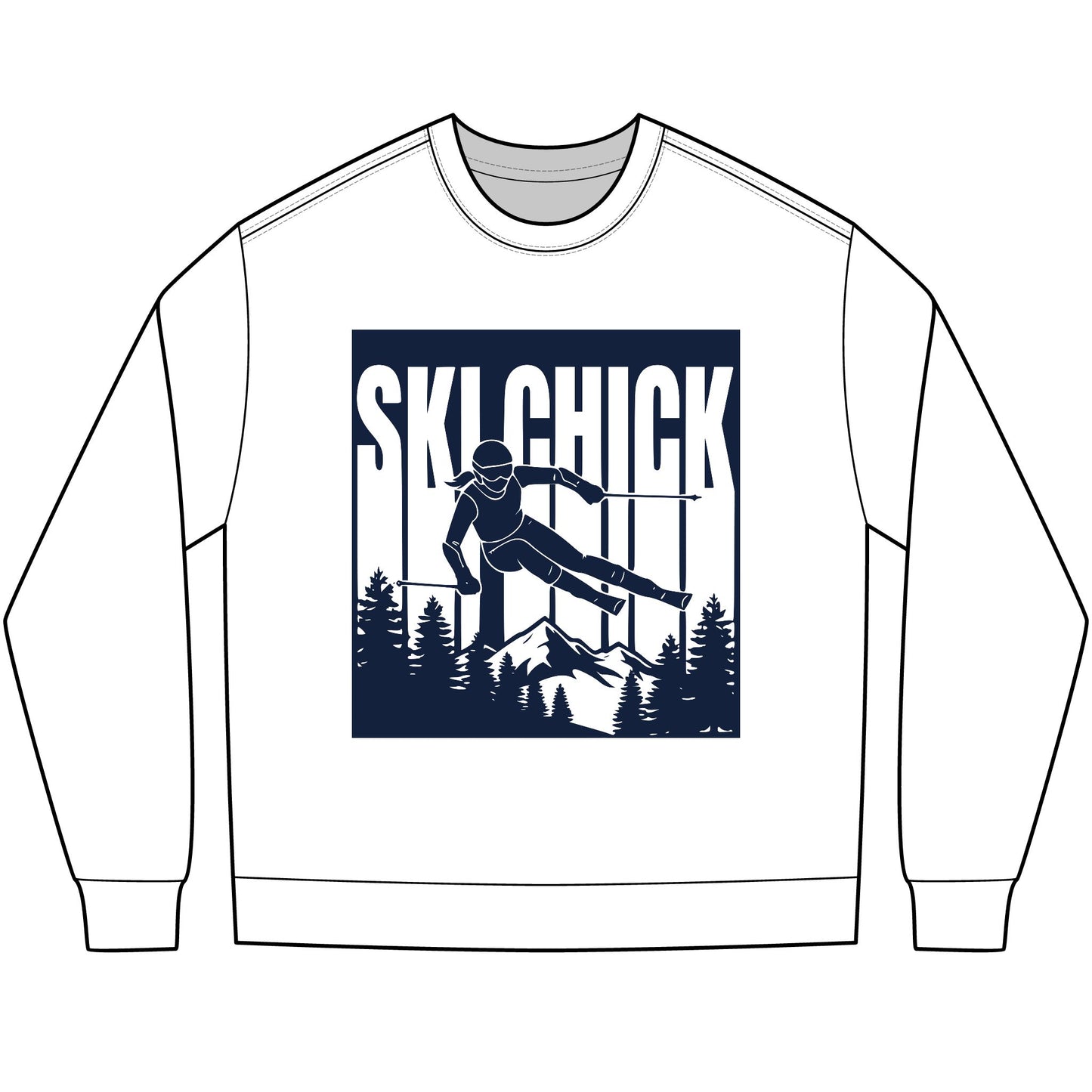 SKI CHICK FLY - Ski Long Sleeve