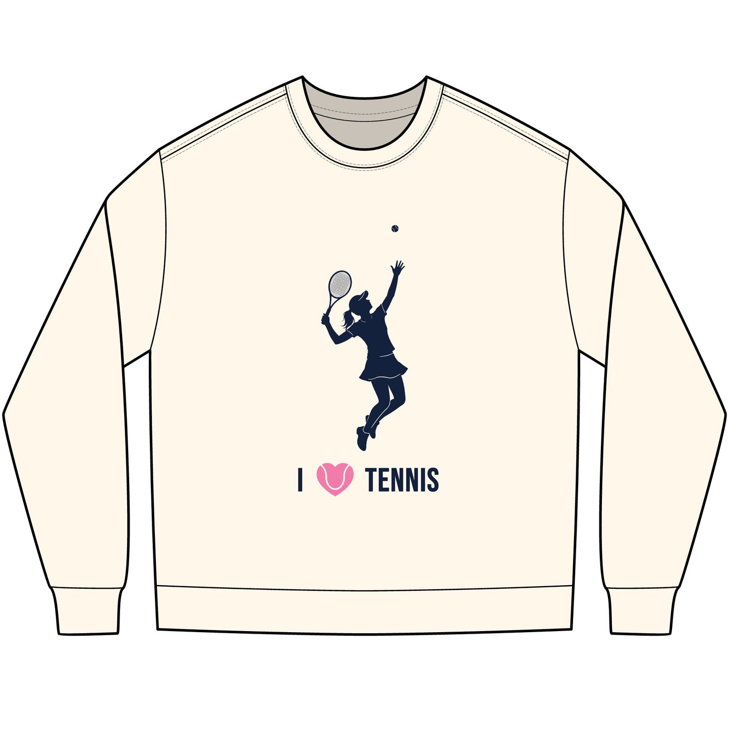 I heart Tennis - Long Sleeve Tee
