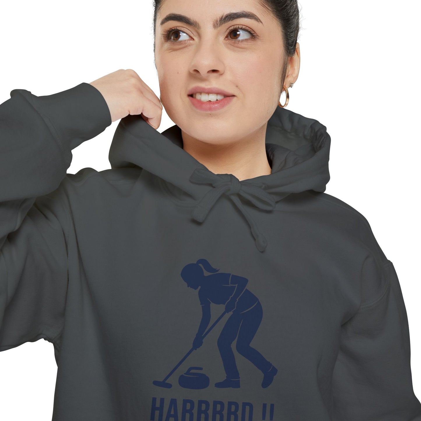HARRRRD !! - Curling Hoodie