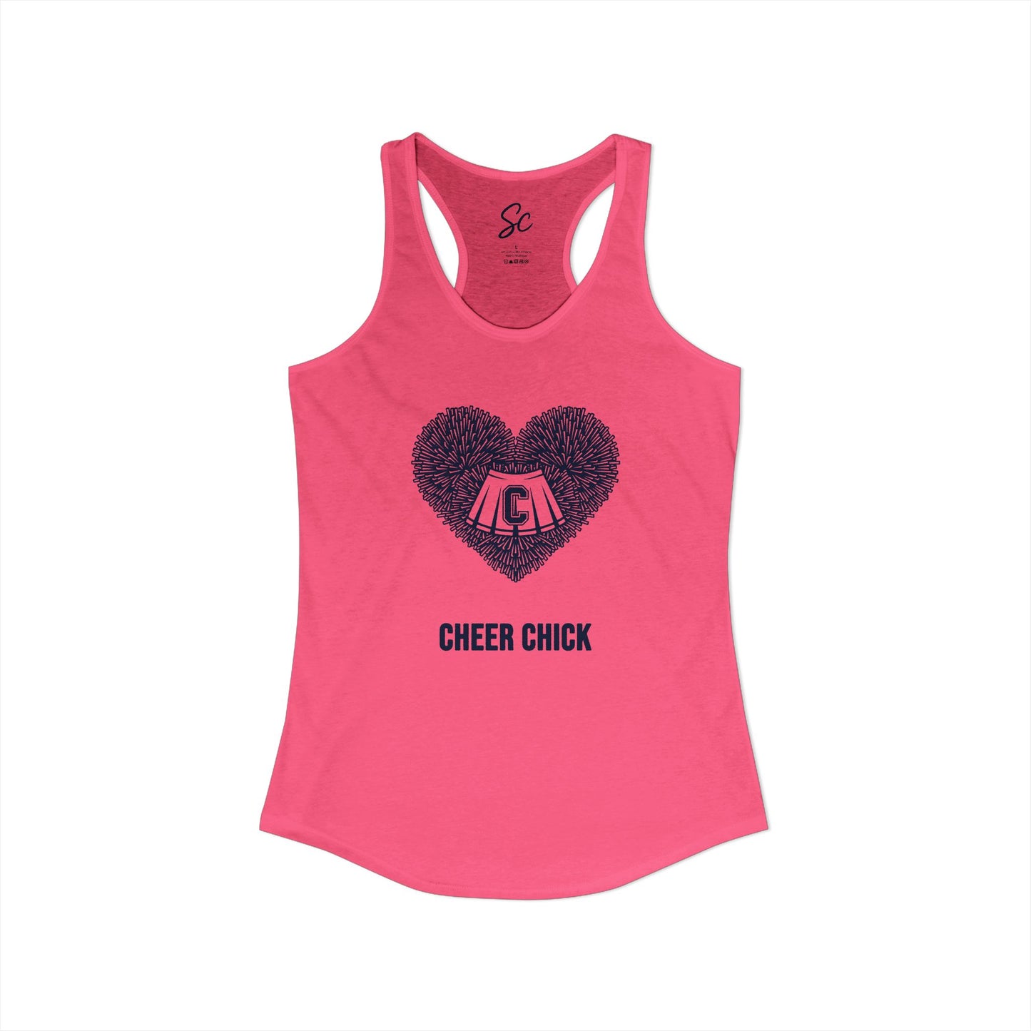 Love - Cheer Racer Back Tank