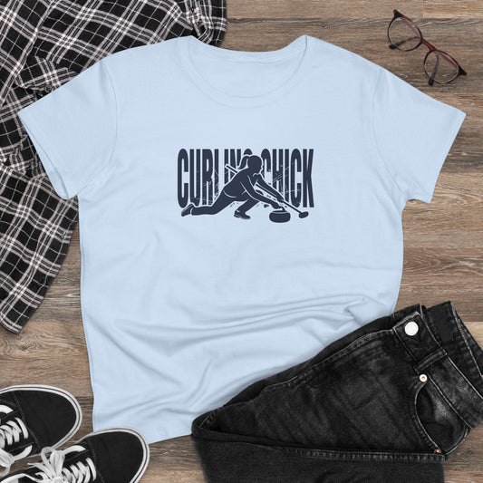 CURLING CHICK - Curling T