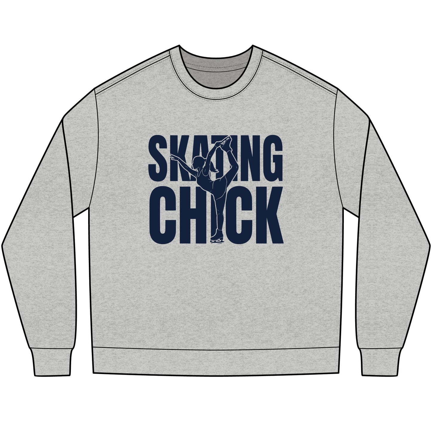 SKATING CHICK - Figure Skater Long Sleeve