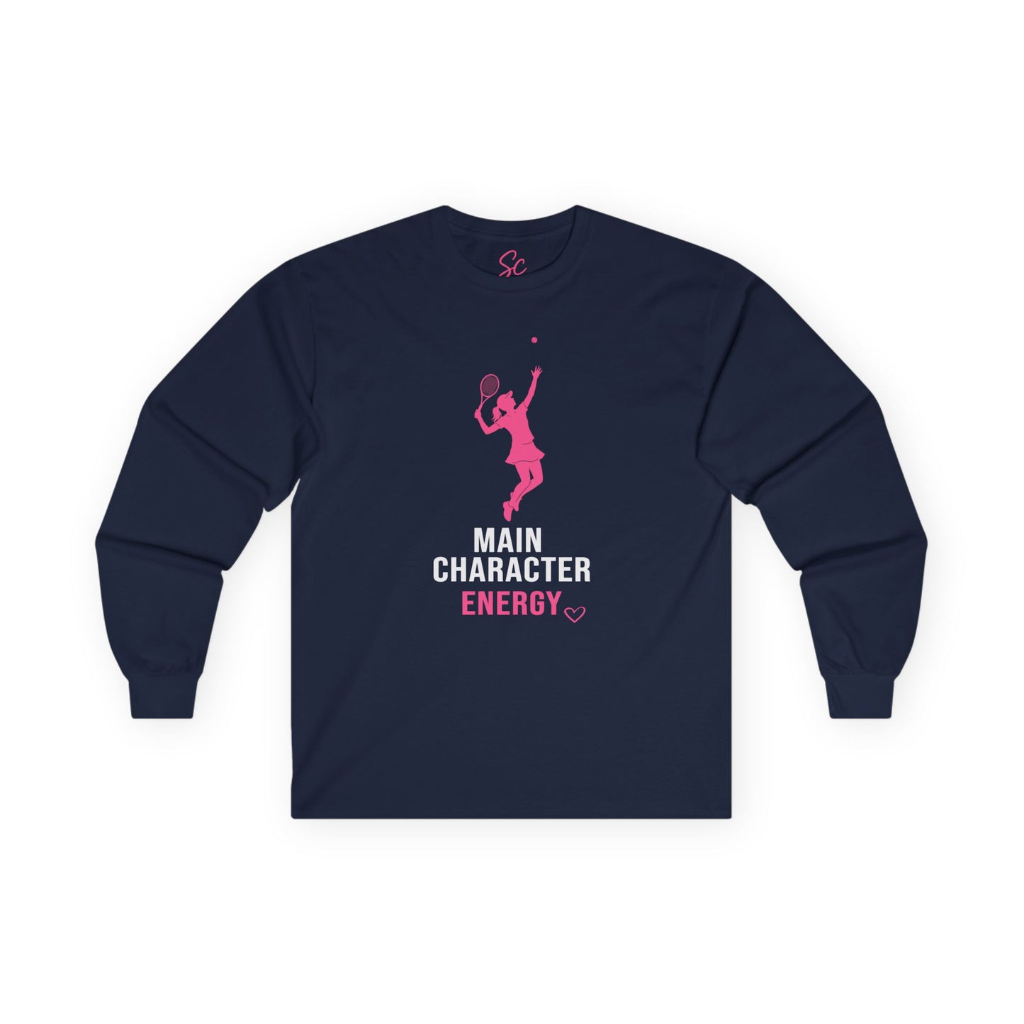 Main Character Energy - Tennis Long Sleeve