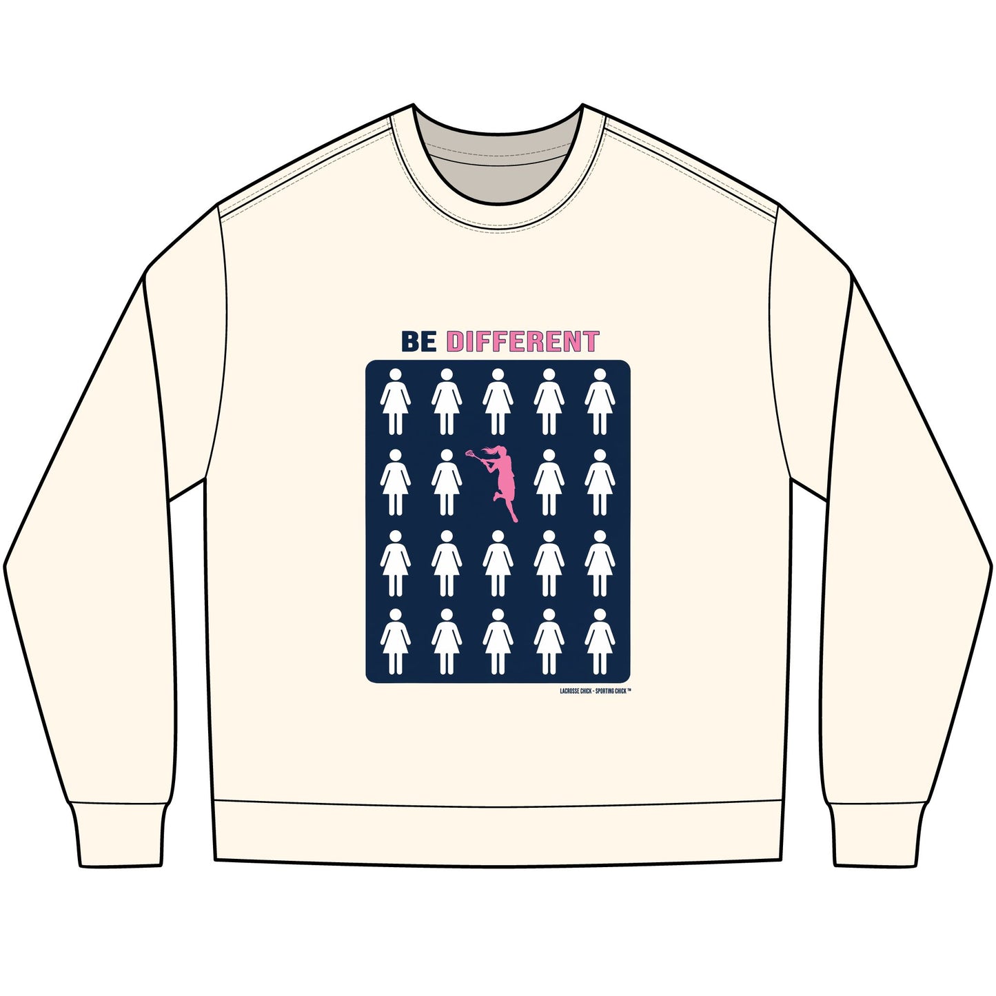 Be Different Long Sleeve Tee — Lacrosse Chick