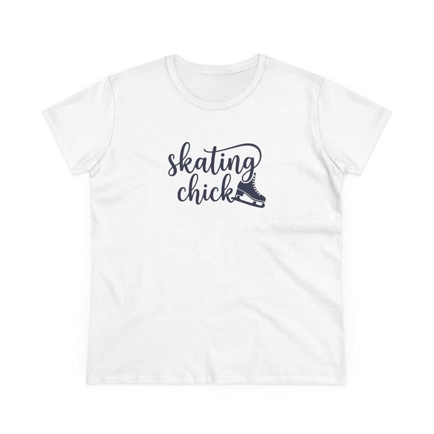 Skating Chick (script) - Skating T shirt