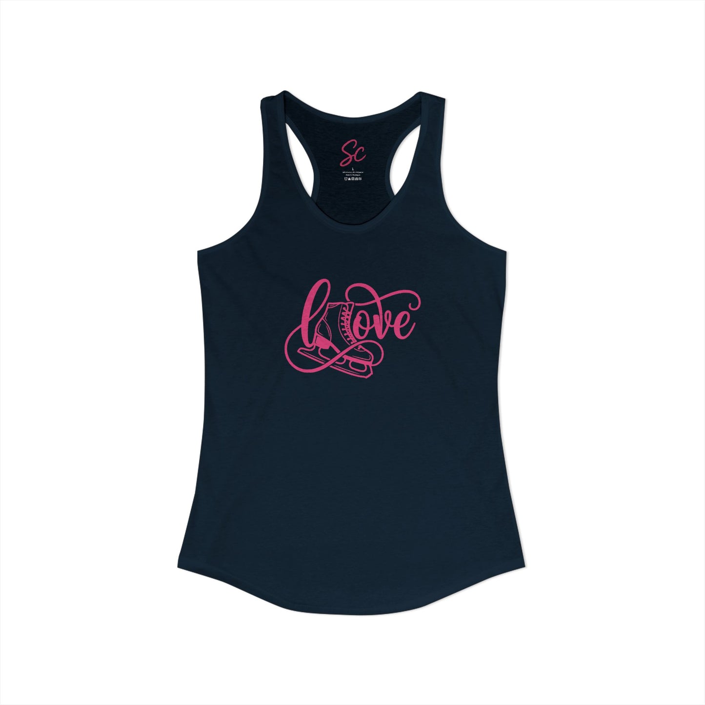 Love - Skating Racer Back Tank
