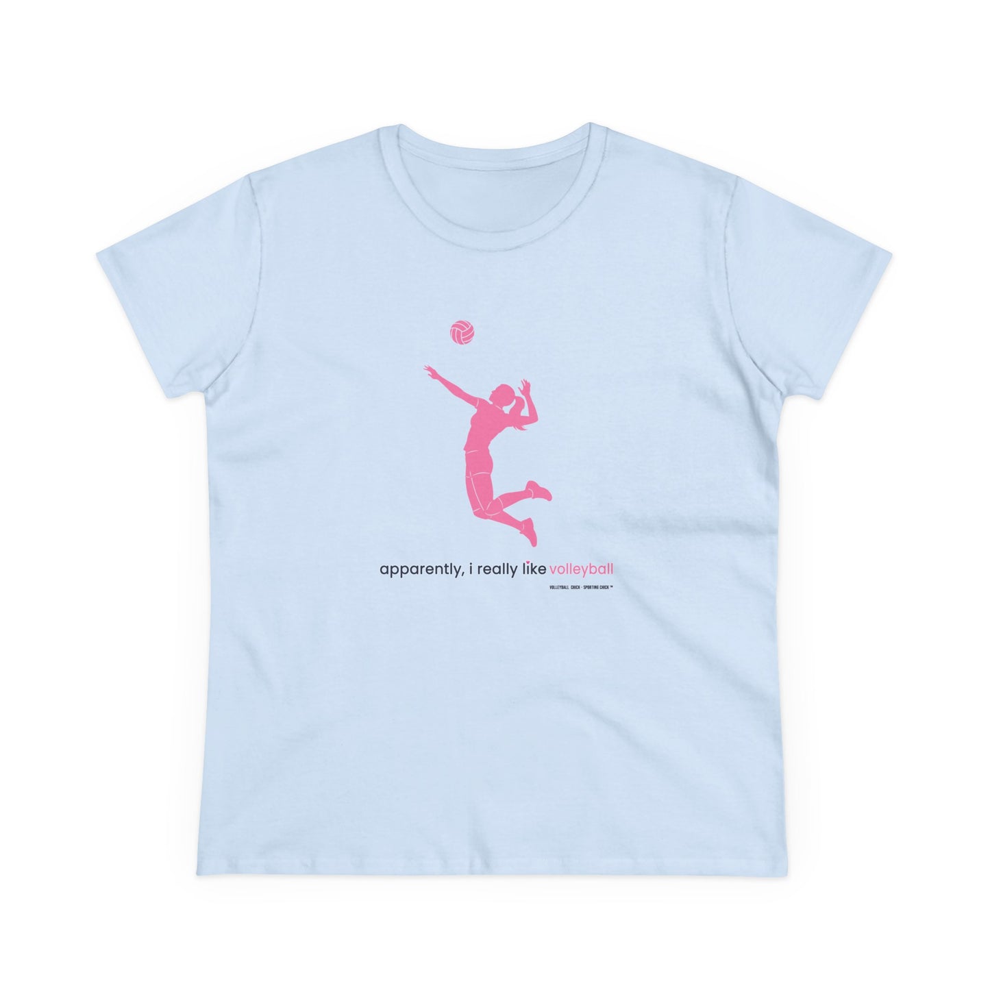 apparently, i really like volleyball (pink)