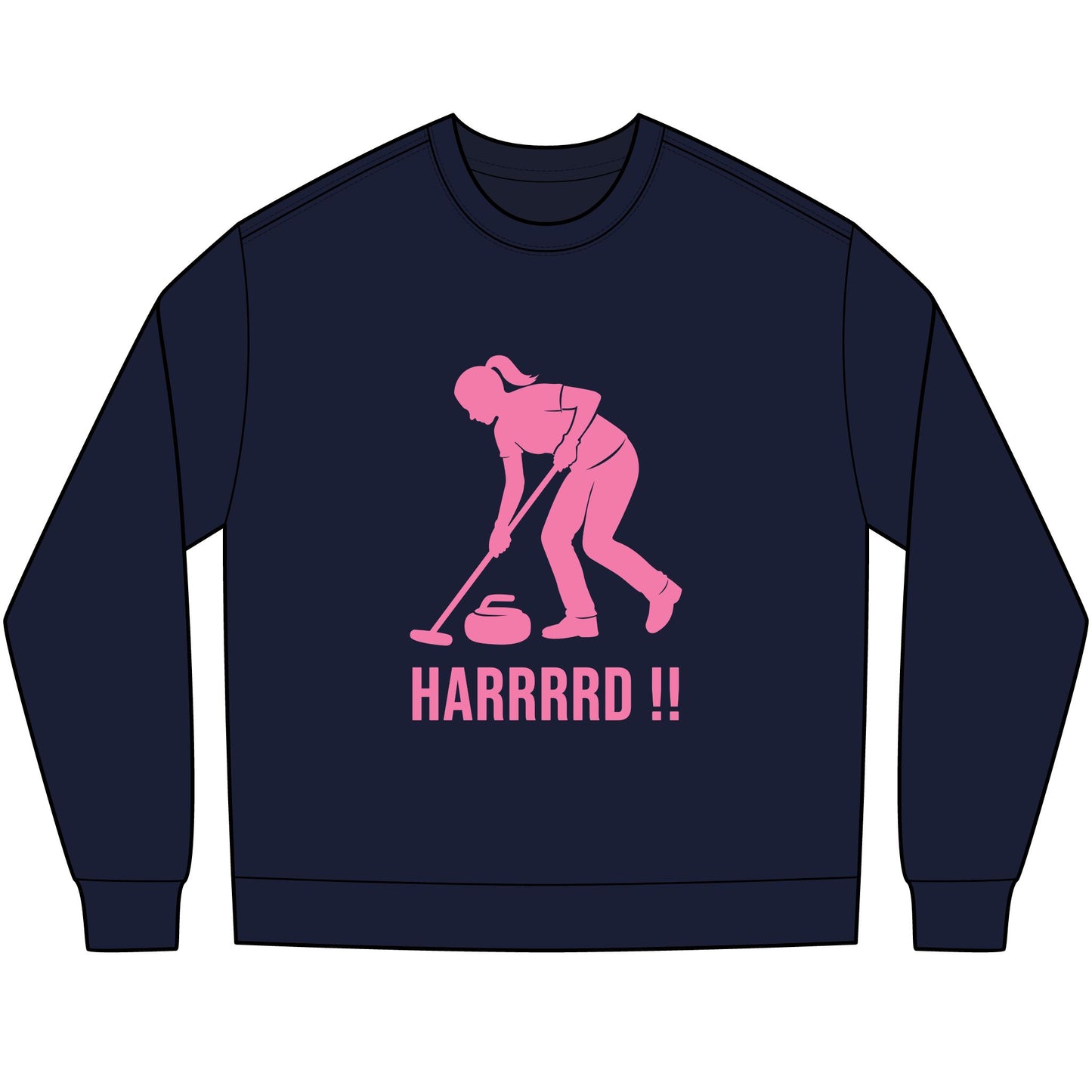 HARRRRD !! - Curling Long Sleeve