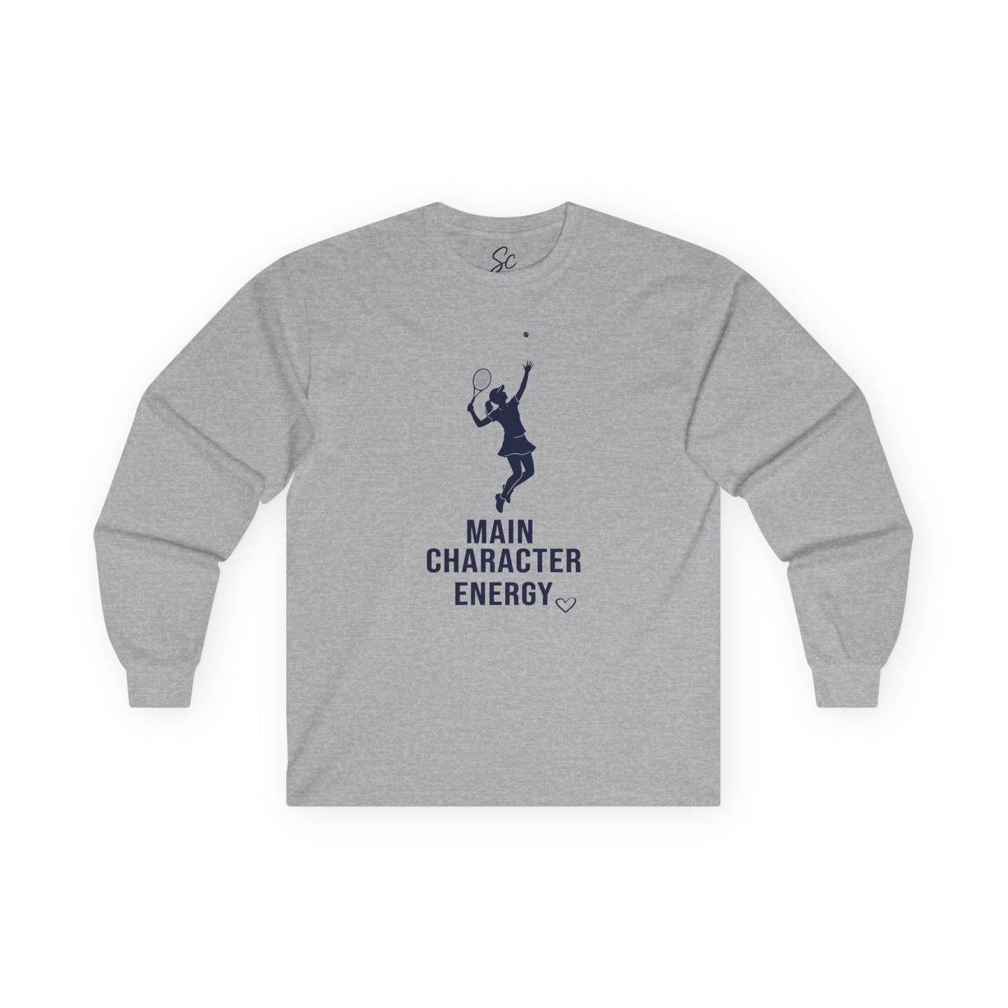 Main Character Energy - Tennis Long Sleeve