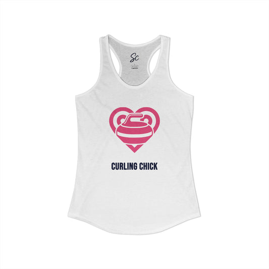 Love - Curling Racer Back Tank