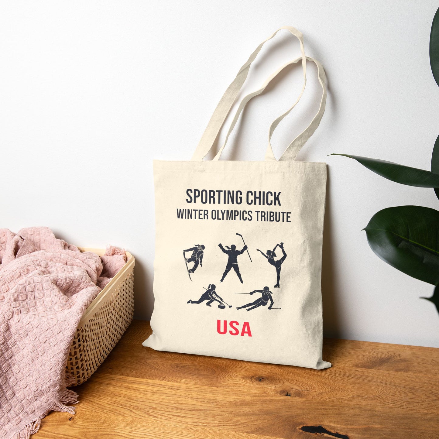 Winter Olympics Tribute Tote - Sporting Chick