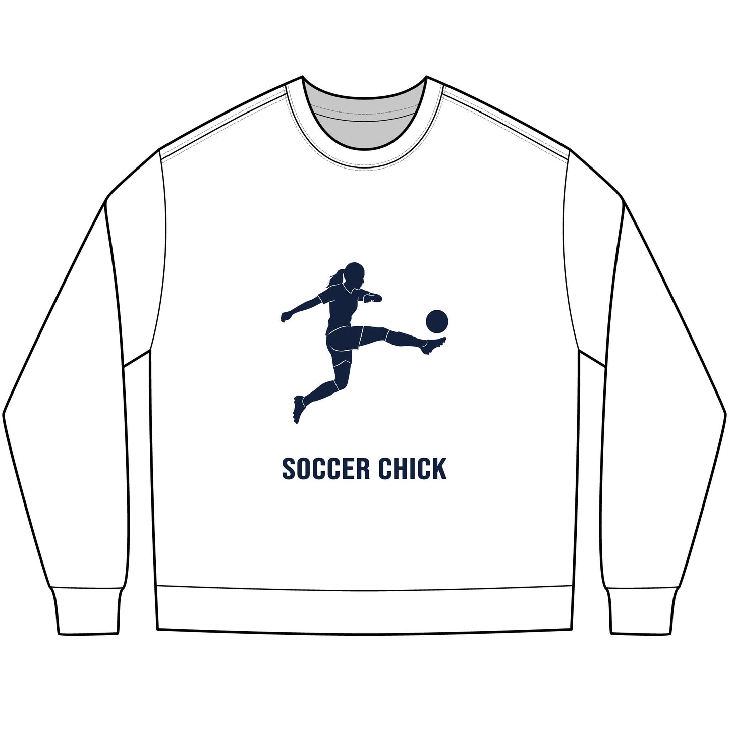 Soccer Chick - long sleeve
