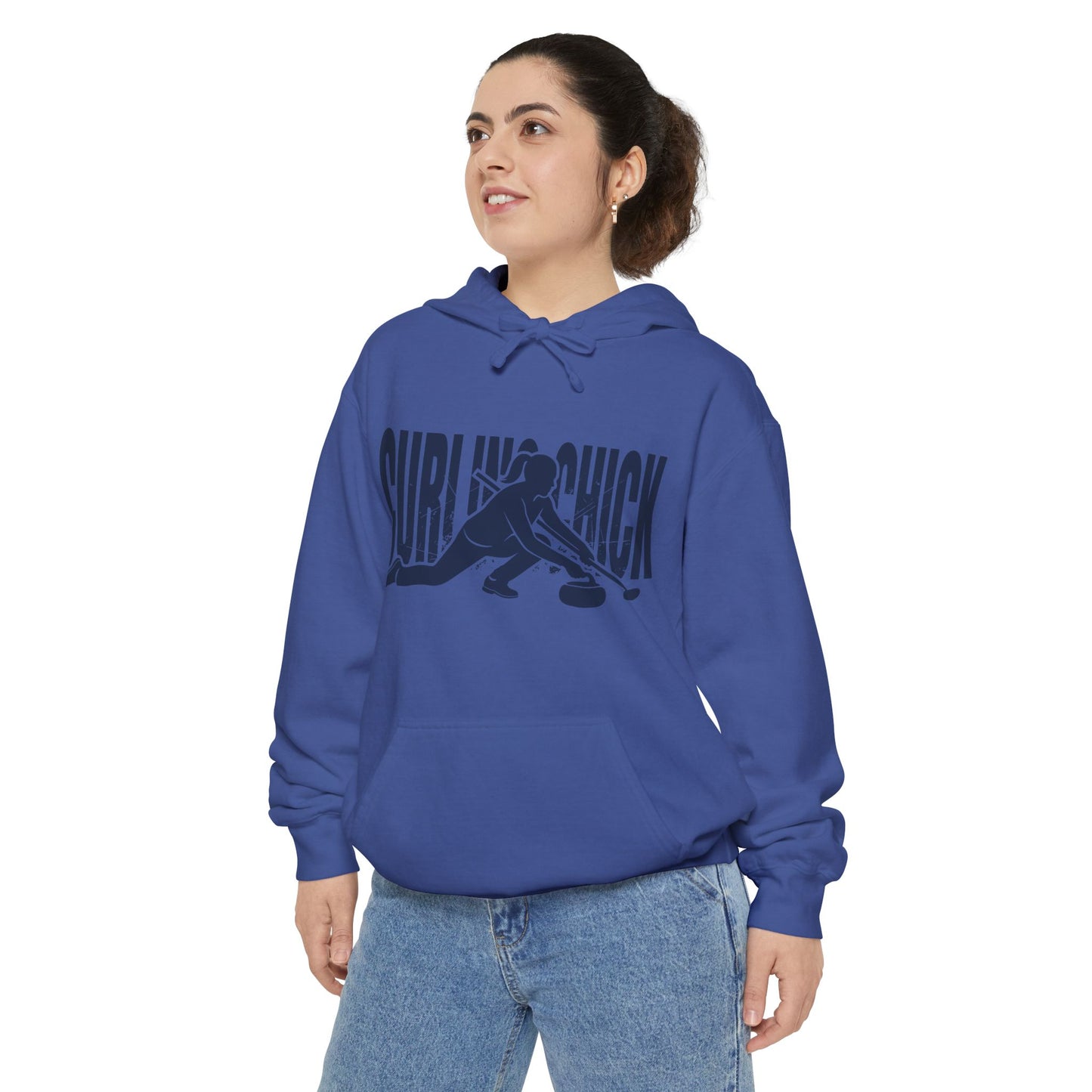 CURLING CHICK - Curling Hoodie